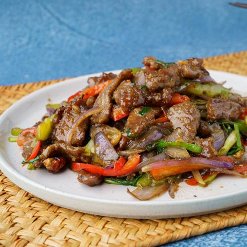 Mongolian Beef (่ๅค็่)