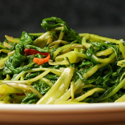 Ong Choy With Fermented Bean Curd (่
ไนณ็่น่)