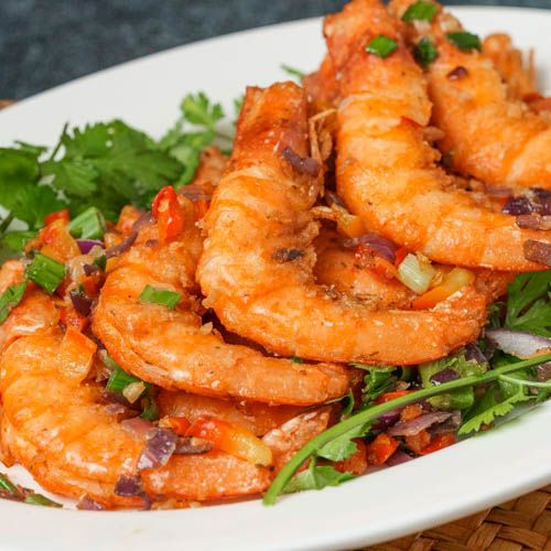Salt & Pepper Shrimp (ๆค้นฝ่ฆ) 