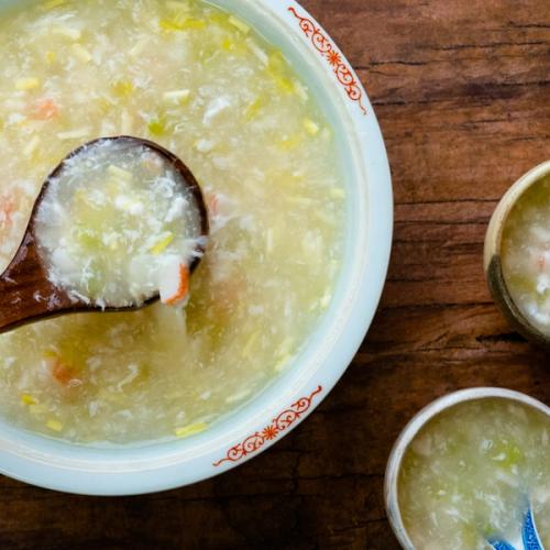 Winter Melon Seafood Soup (ๅฌ็ๆตท้ฒ็พน)