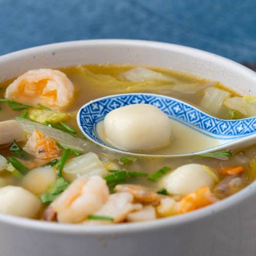 Savory Tong Jyun (Sticky Rice Ball) (้นนๆนฏๅ)