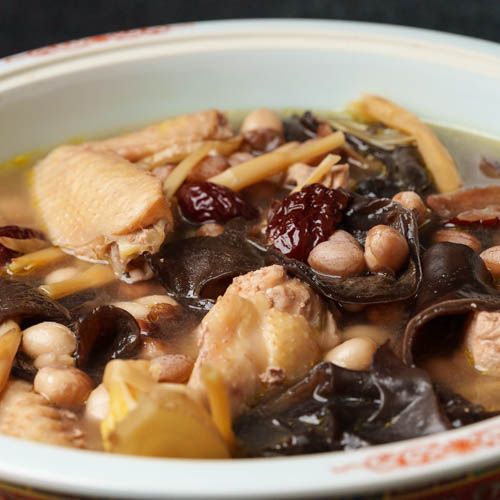 Chicken With Ginger & Rice Wine Soup (่้้
ๆนฏ)