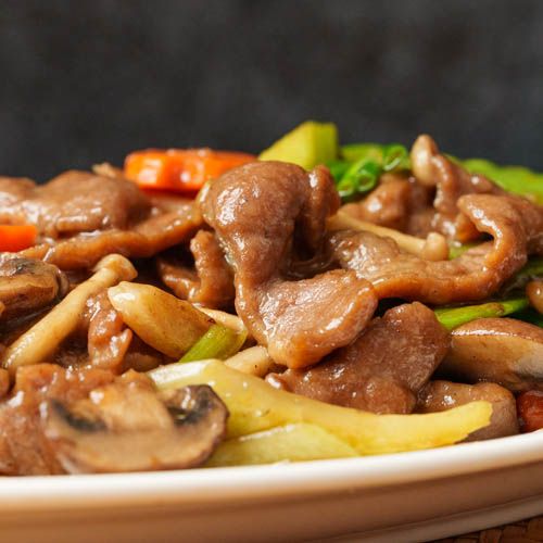 Beef With Oyster Sauce (่ ๆฒน็่)