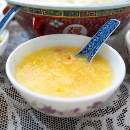 Chicken Corn Soup (้่็็ฑณๆนฏ)