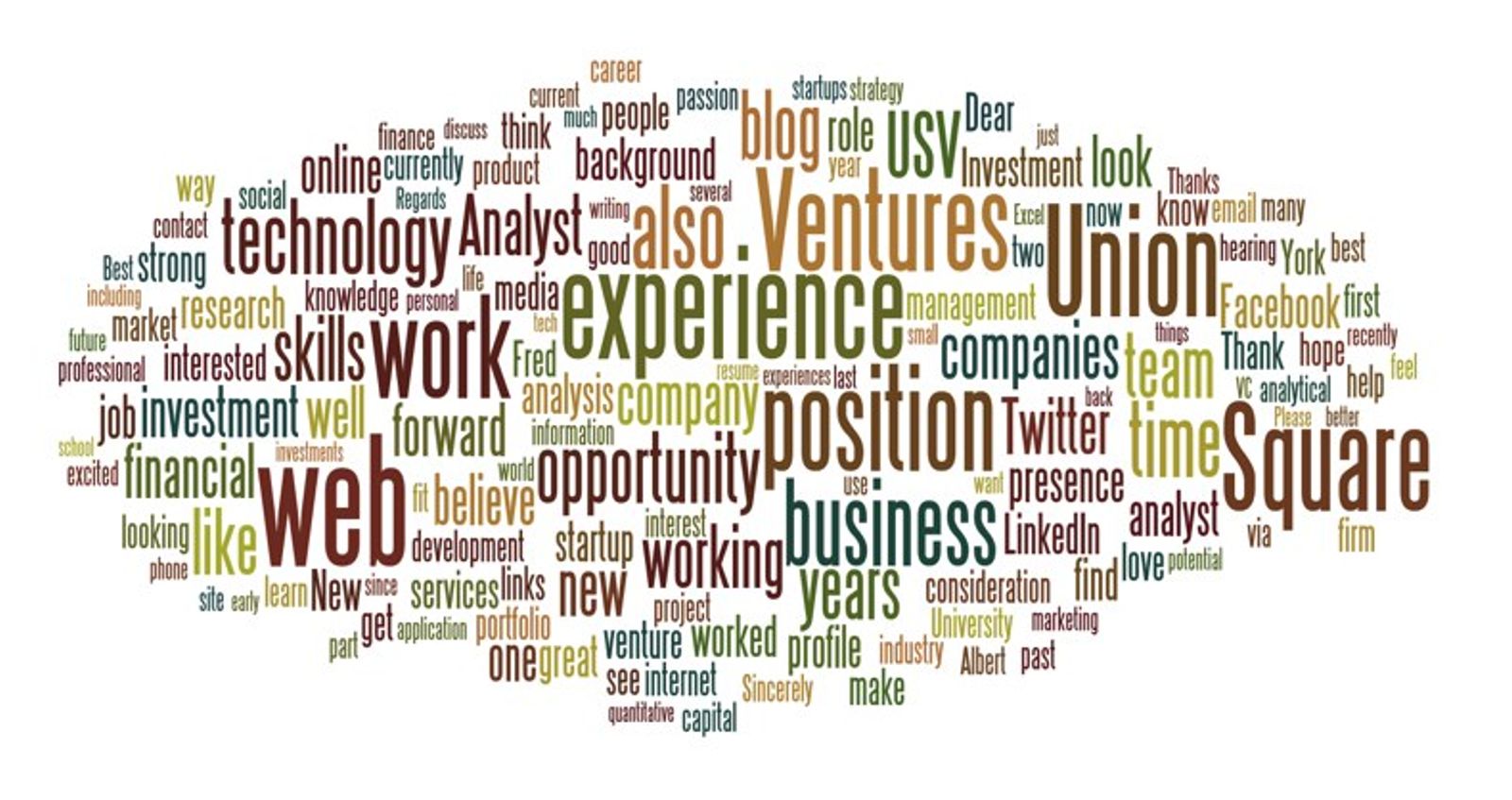 analyst word cloud