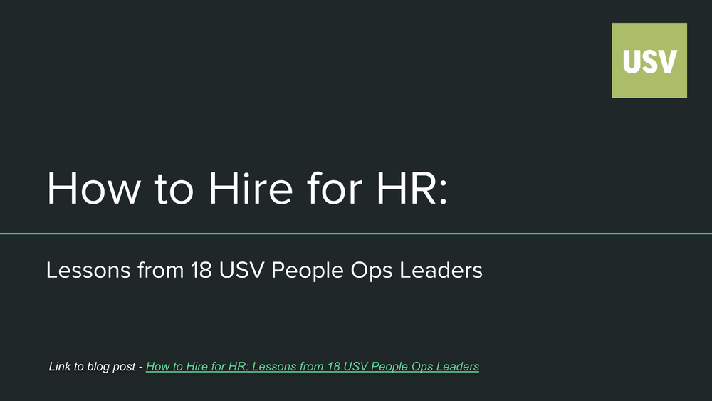 How to Hire for HR · recovered 19-slide presentation, slide 1 of 19: How to Hire for HR