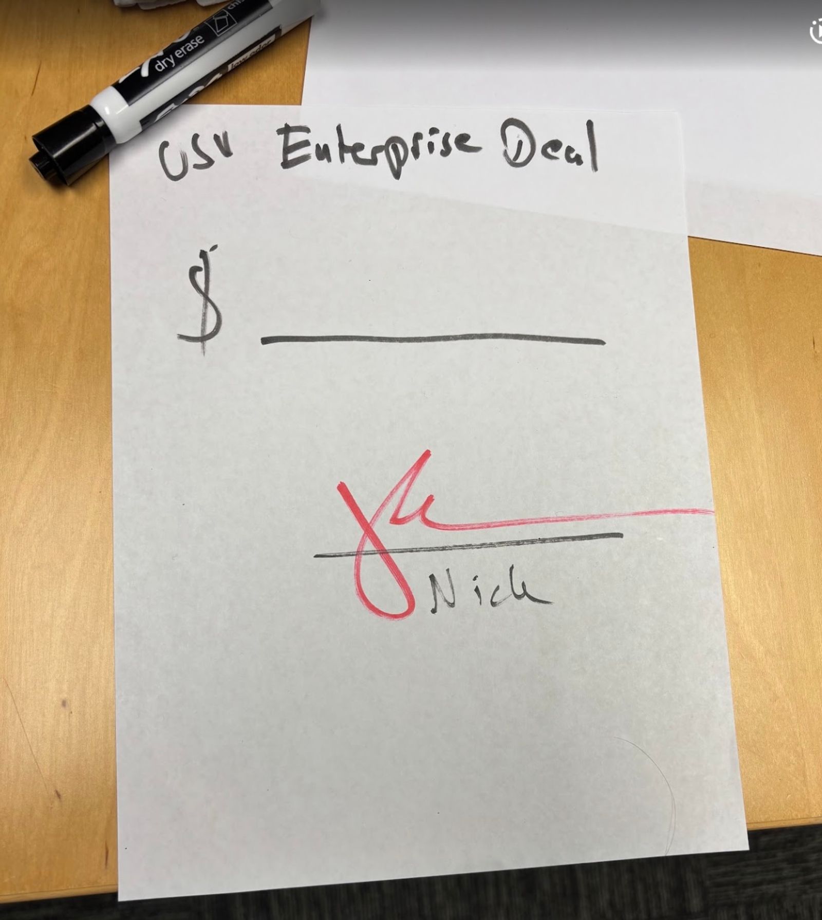 Tasklet's first enterprise contract (2025)