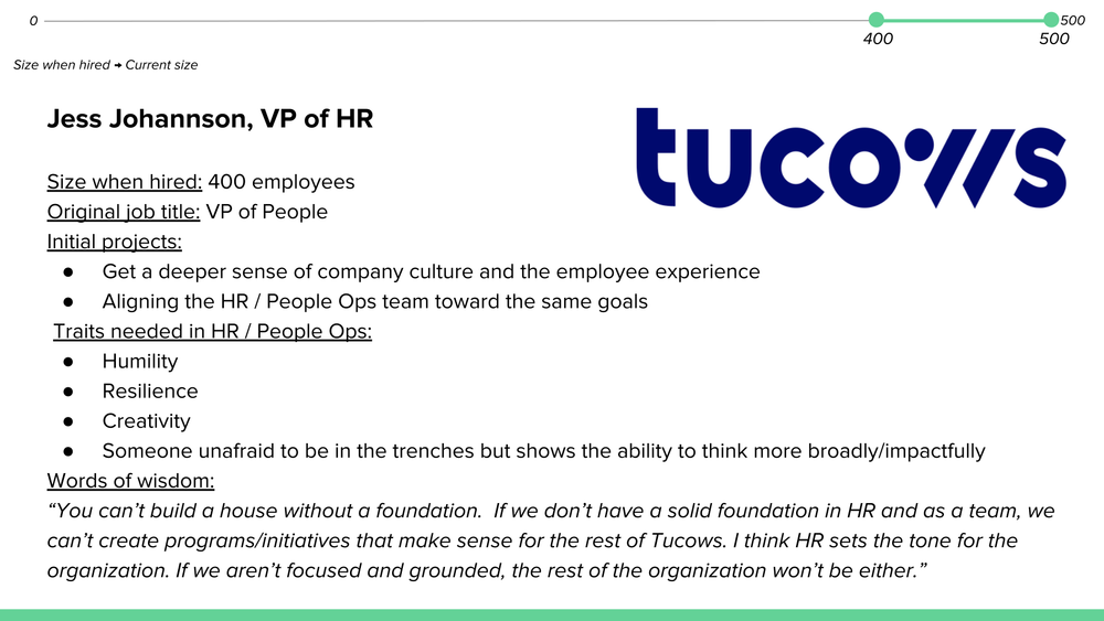 How to Hire for HR · recovered 19-slide presentation, slide 19 of 19: Jess Johannson