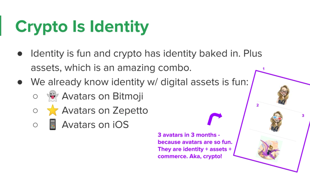 Crypto, Social? · recovered 19-slide presentation, slide 7 of 19: Crypto Is Identity