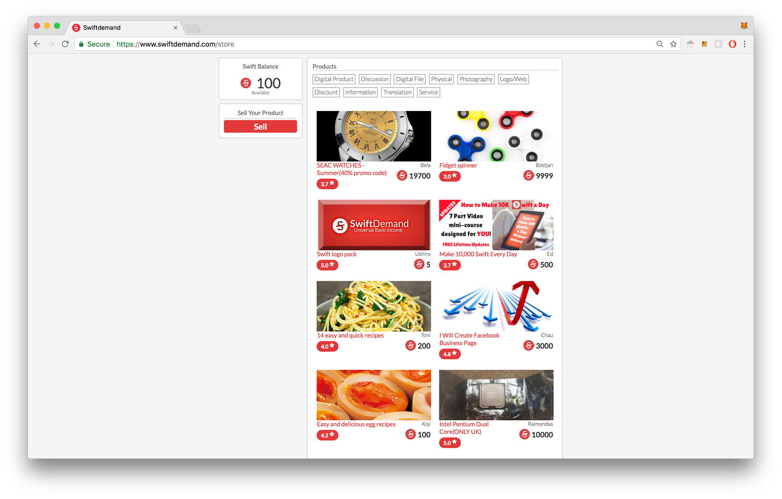 swiftdemand store