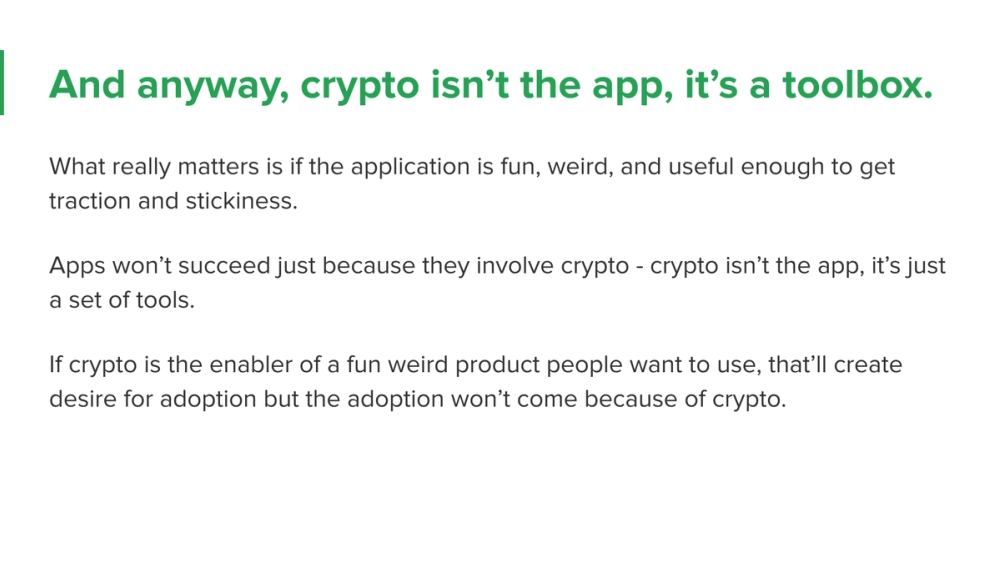 Crypto, Social? · recovered 19-slide presentation, slide 17 of 19: Crypto is a toolbox