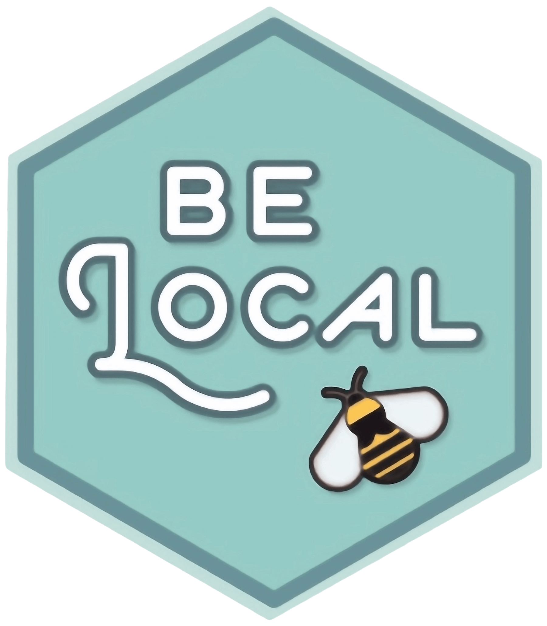 Be Local logo on a transparent background