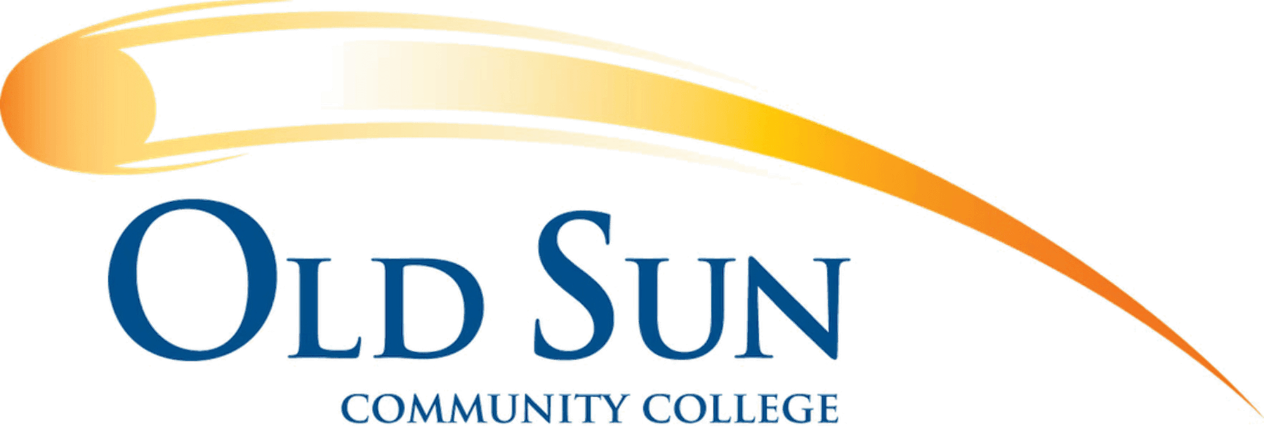 Old Sun Community College in color on a transparent background