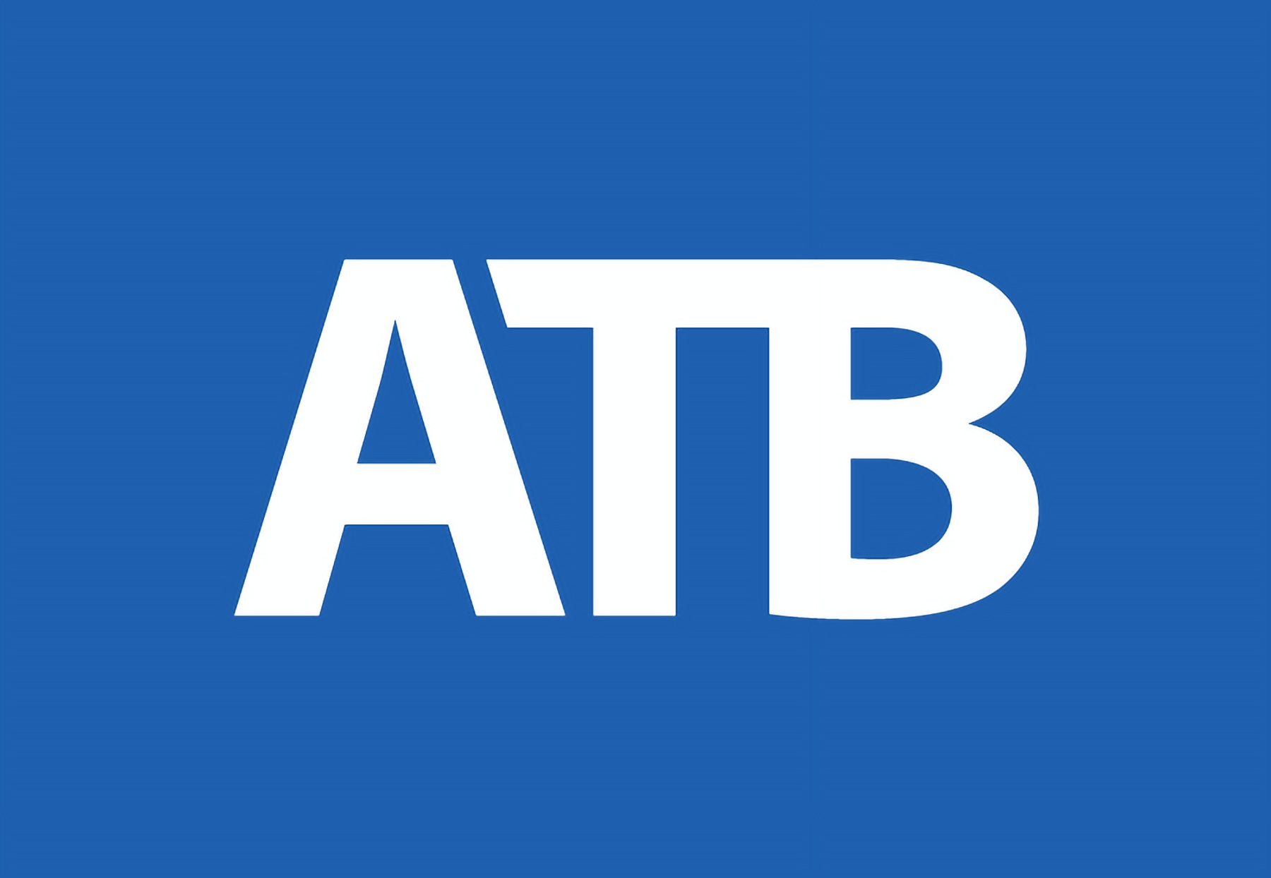 ATB Logo in blue and white