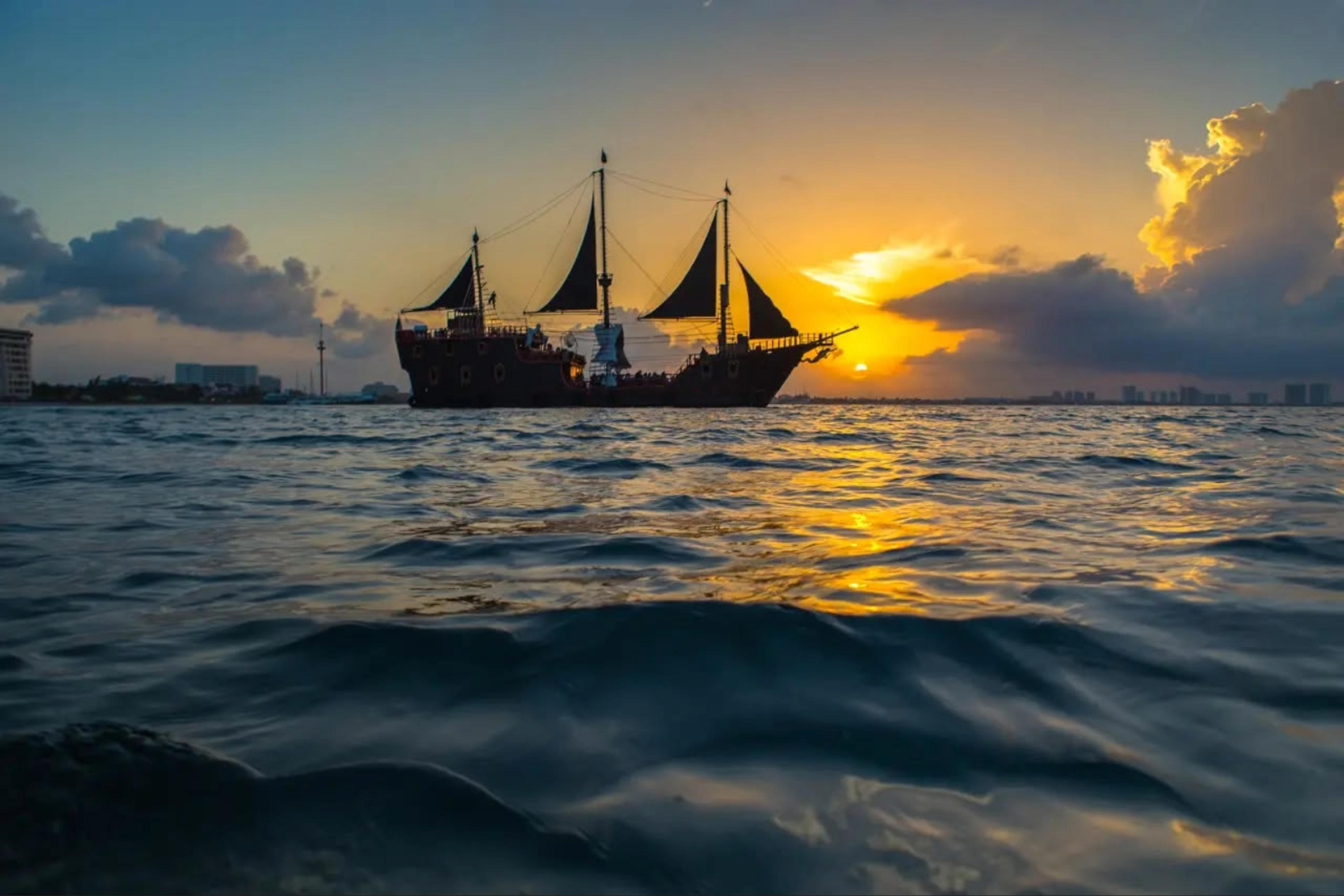 Foto del barco pirata