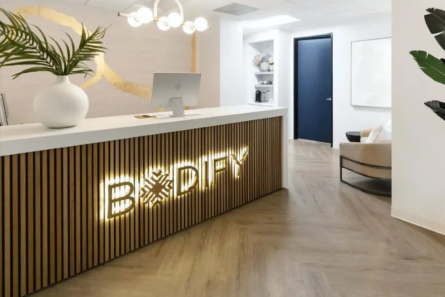 Bodify — Phoenix — clinic exterior and interior.