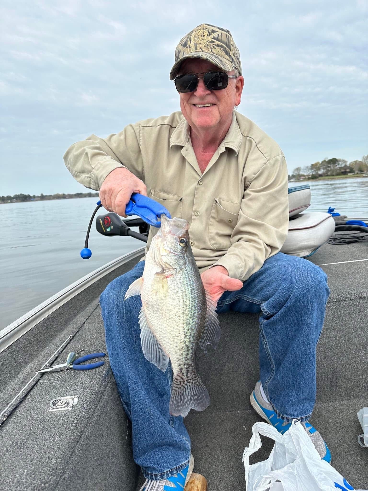 Black Crappie caught by Mike Brasher, Moody, AL