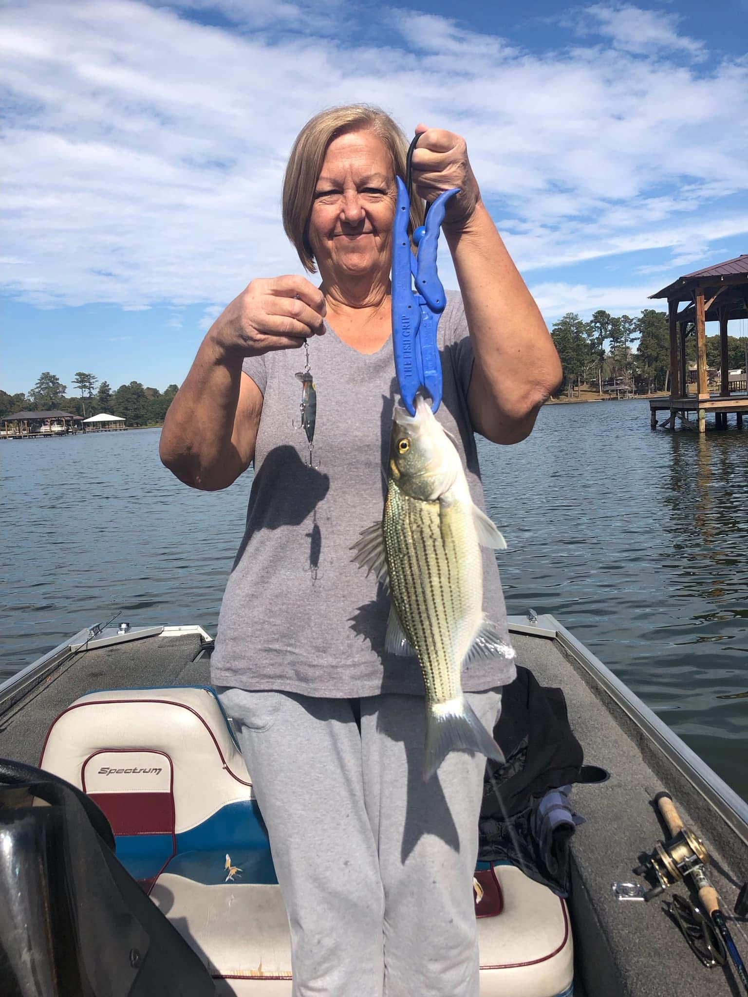 Hybrid bass caught by Frankie Roe, Moody, AL