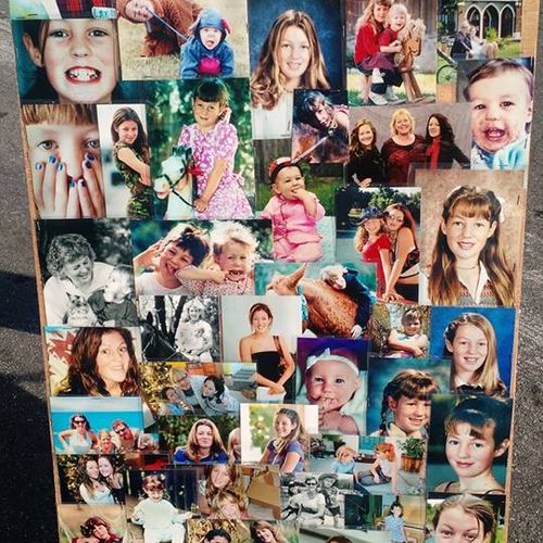 Picture board made by Lindsay McCollum's family after her murder in December of 2016.Picture board made by Lindsay McCollum's family after her murder in December of 2016 (Courtesy of the McCollum family via KQED).