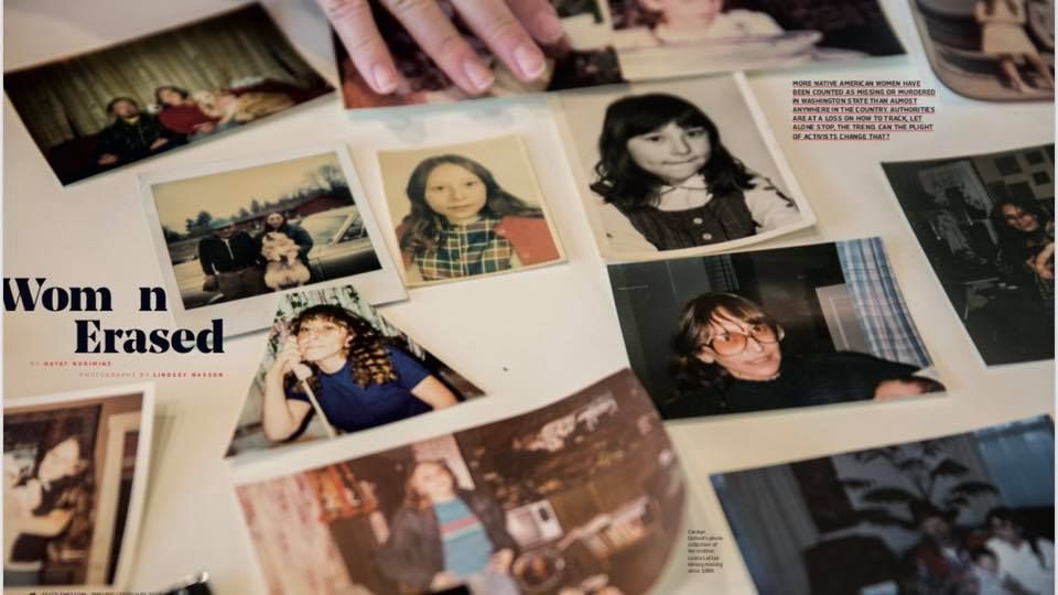 Collage of pictures of Leona Kinsey