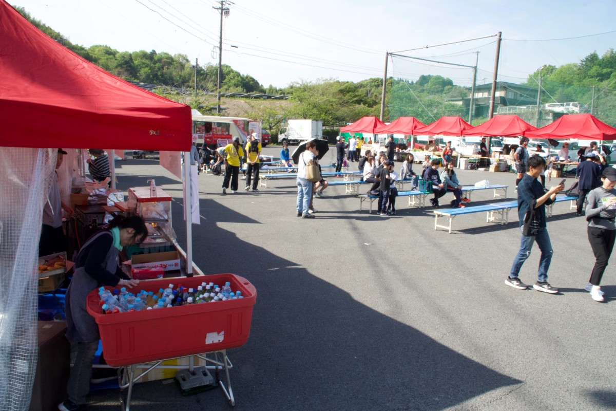 会場の出店エリア