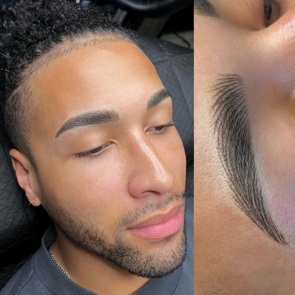 Mens nano brow