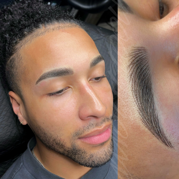 Men’s Nano Machine Hairstroke Brows Microblading Las Vegas