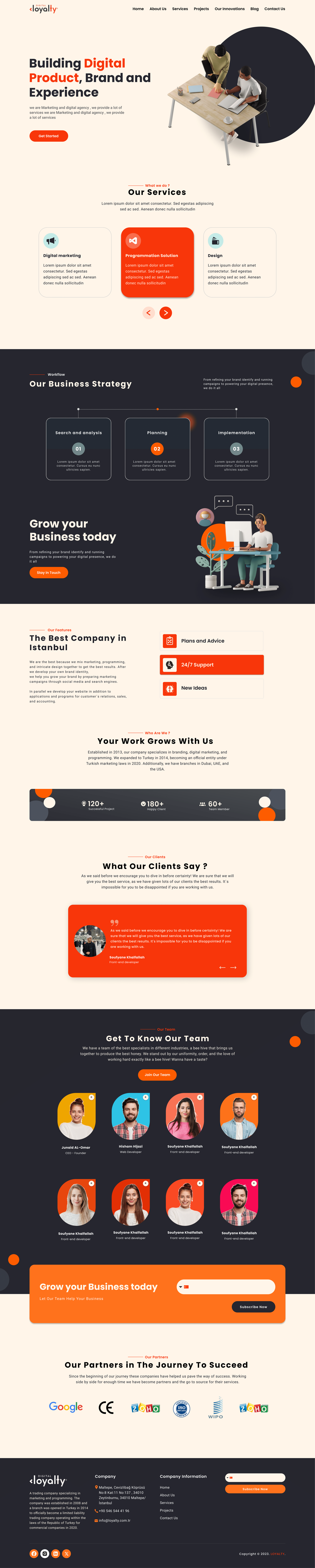 Loyalty Website - Detail 1