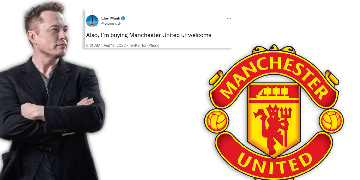 Manchester United клубыг худалдаж авлаа гэж Элон Маск Twitter-т жиргэжээ. 