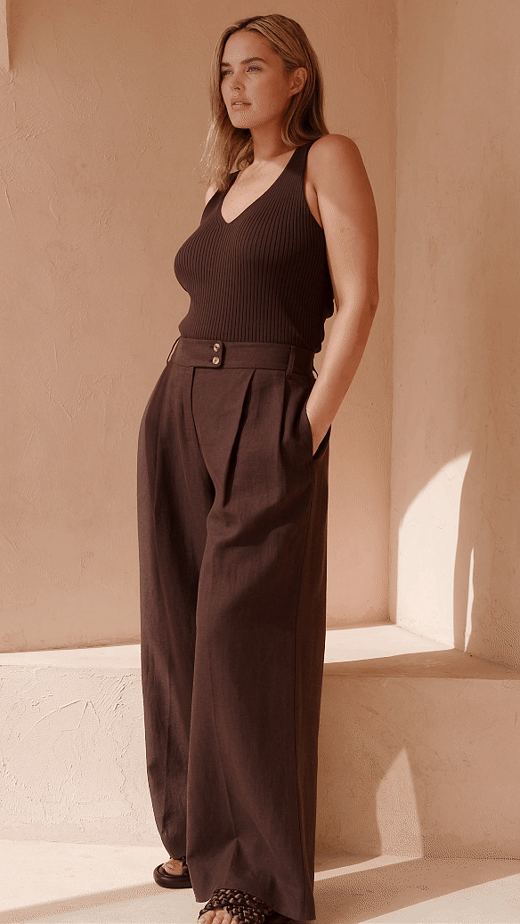 Commonry Bitter Chocolate Millie Pants