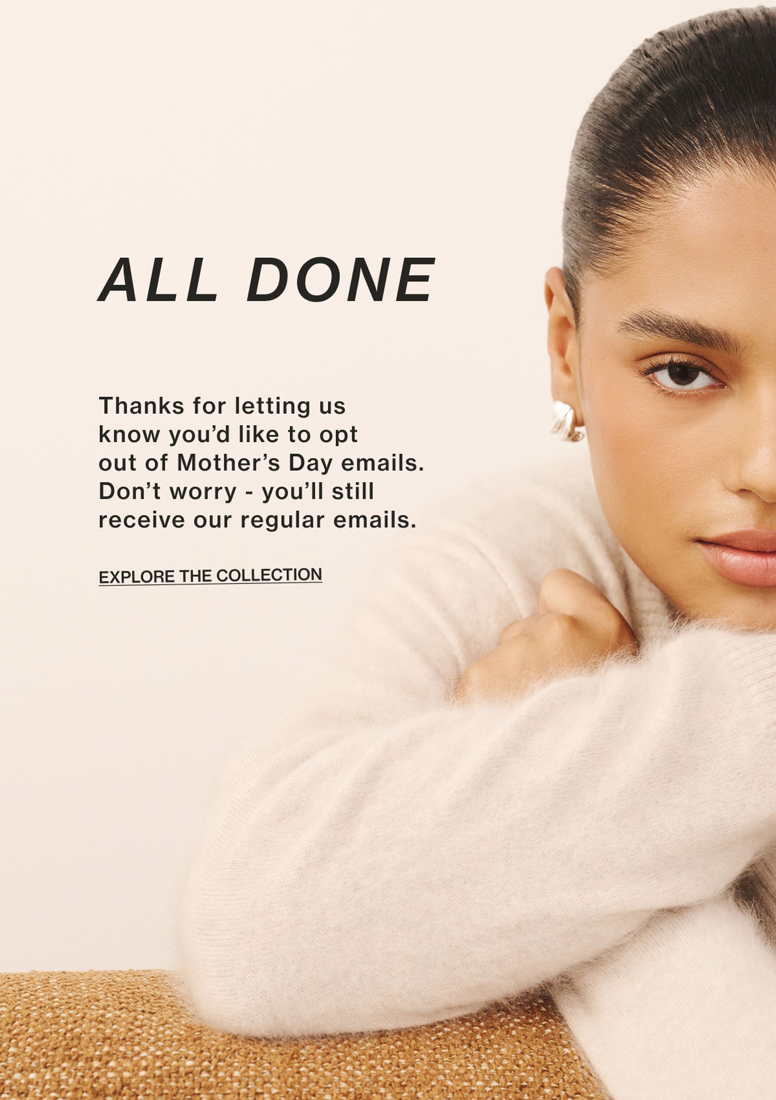 MOTHER'S DAY OPT OUT