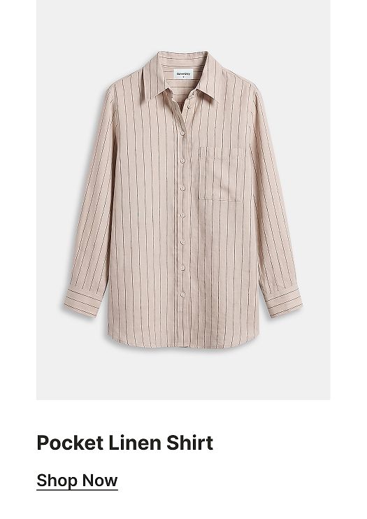 COMMONRY POCKET LINEN SHIRT