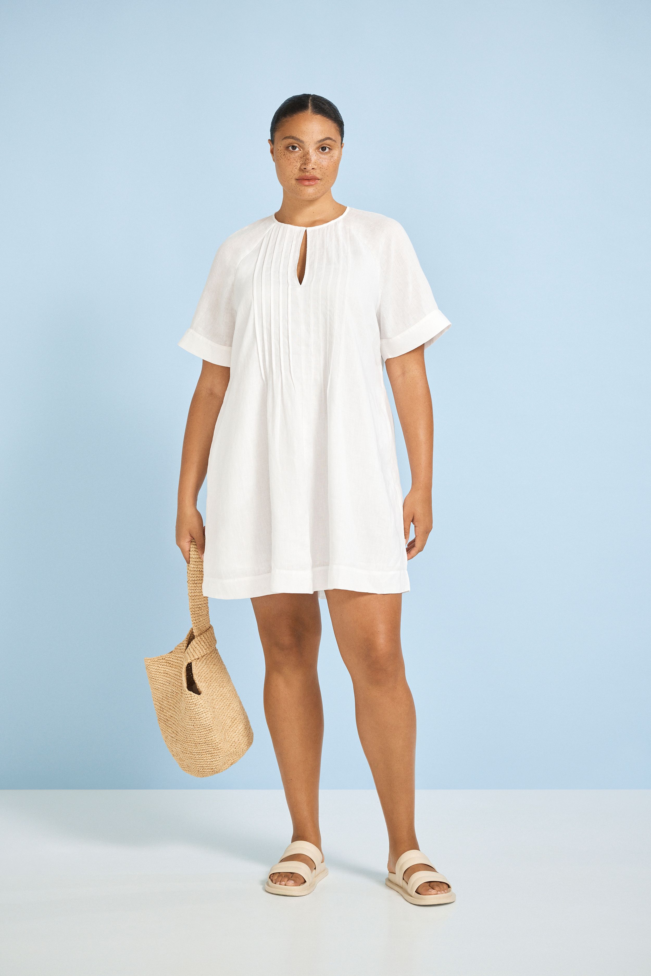 Commonry Bianca Dress White