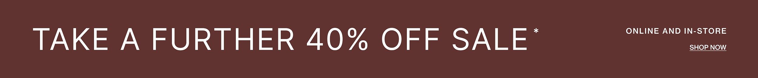 COMMONRY TAKE A FUTHER 40% OFF