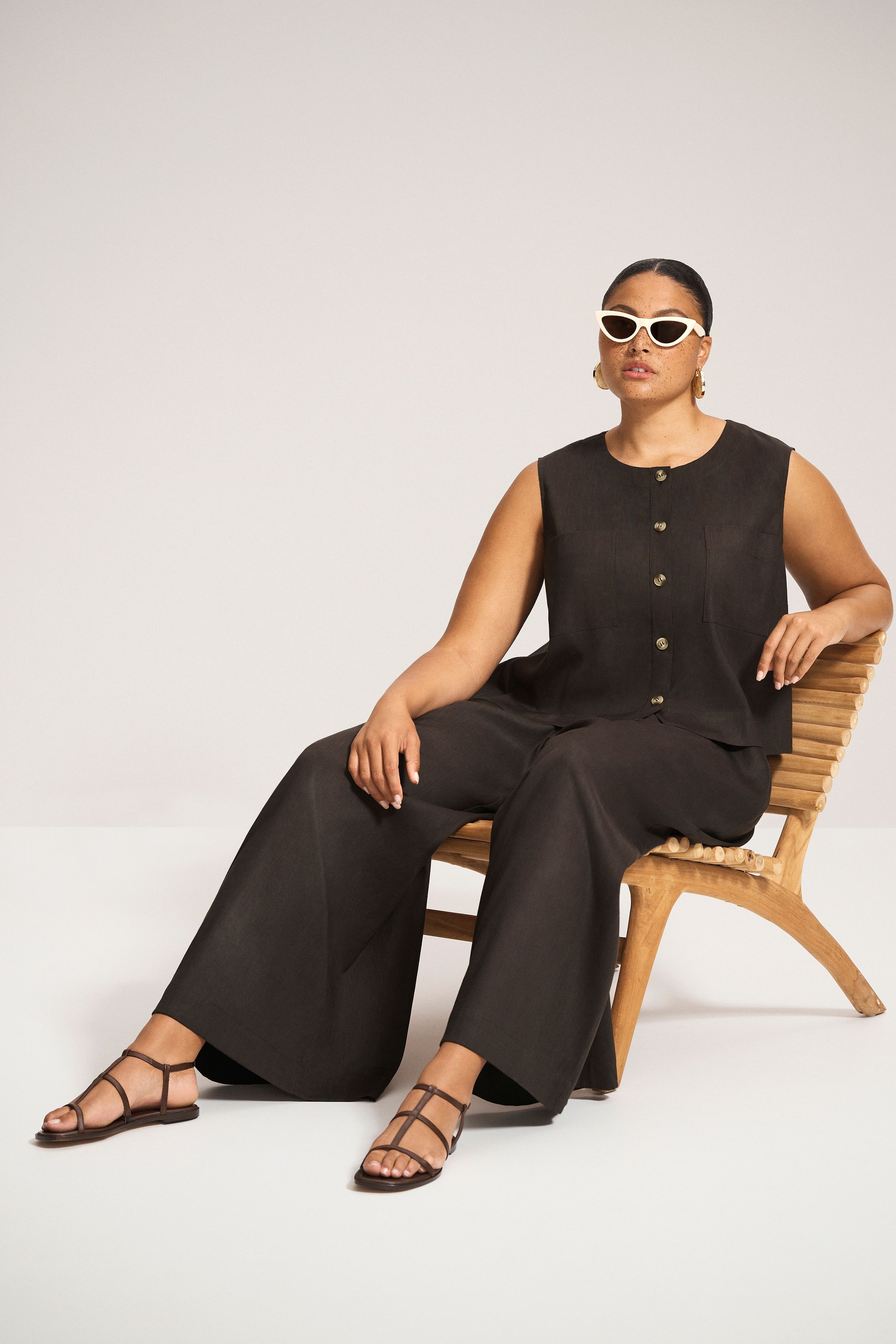 Commonry Zoe Pant in Bitter Chocolate