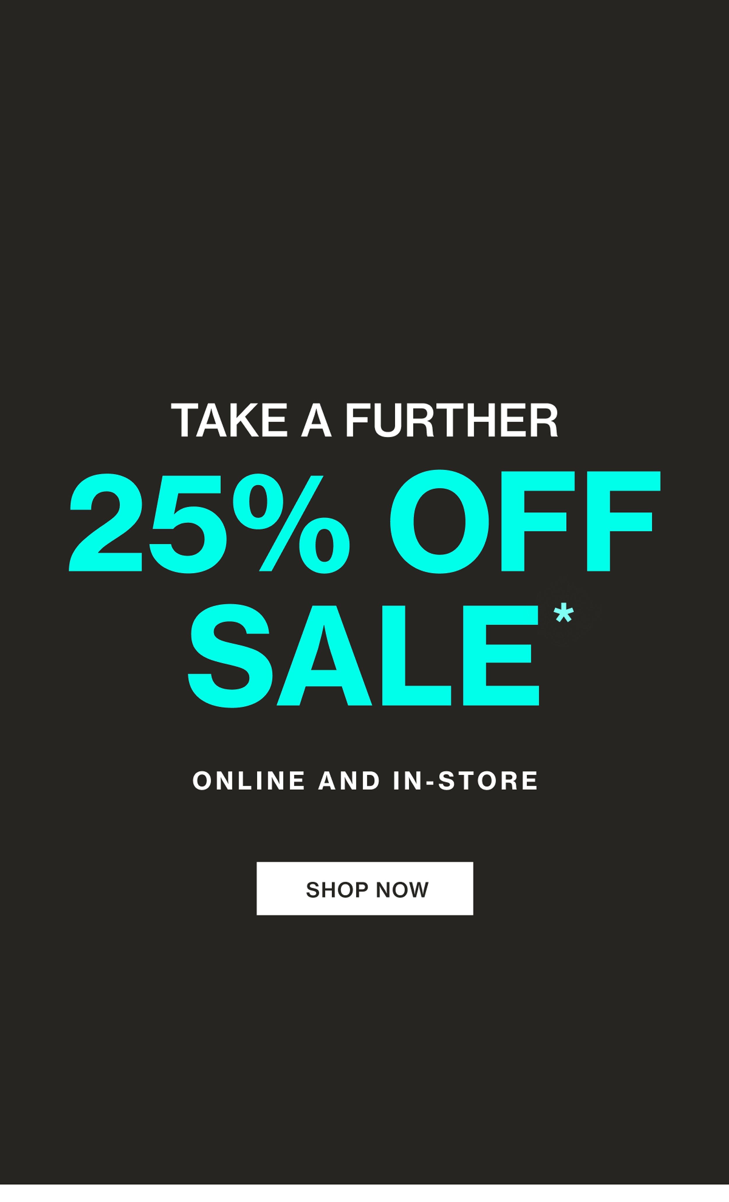 TAKE A FURTHER 2% OFF SALE