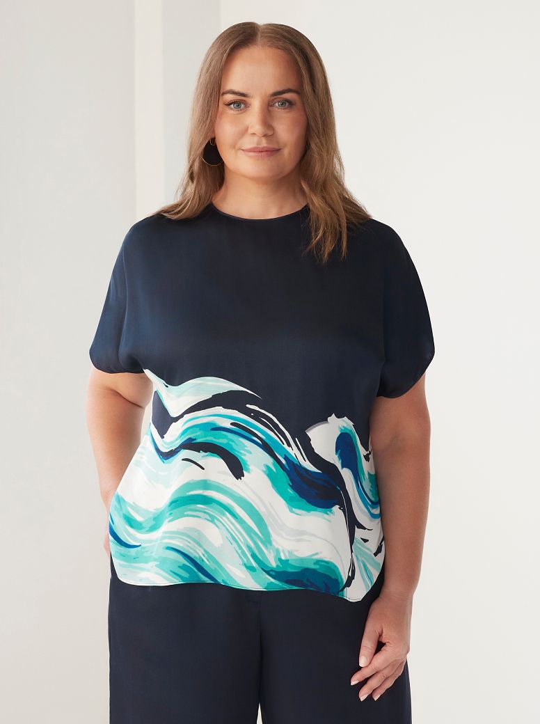 Jelena Dokic wears Commonry Ellise Print Top