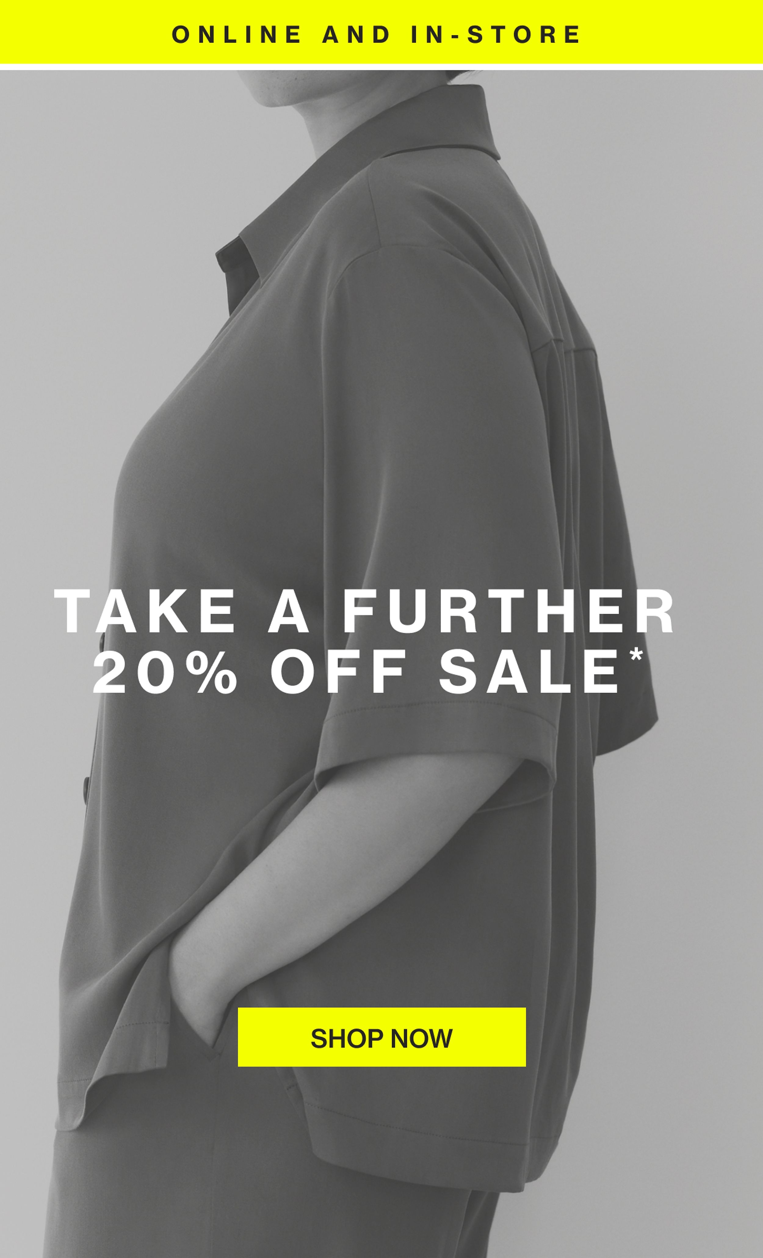 Take a further 20% off Sale