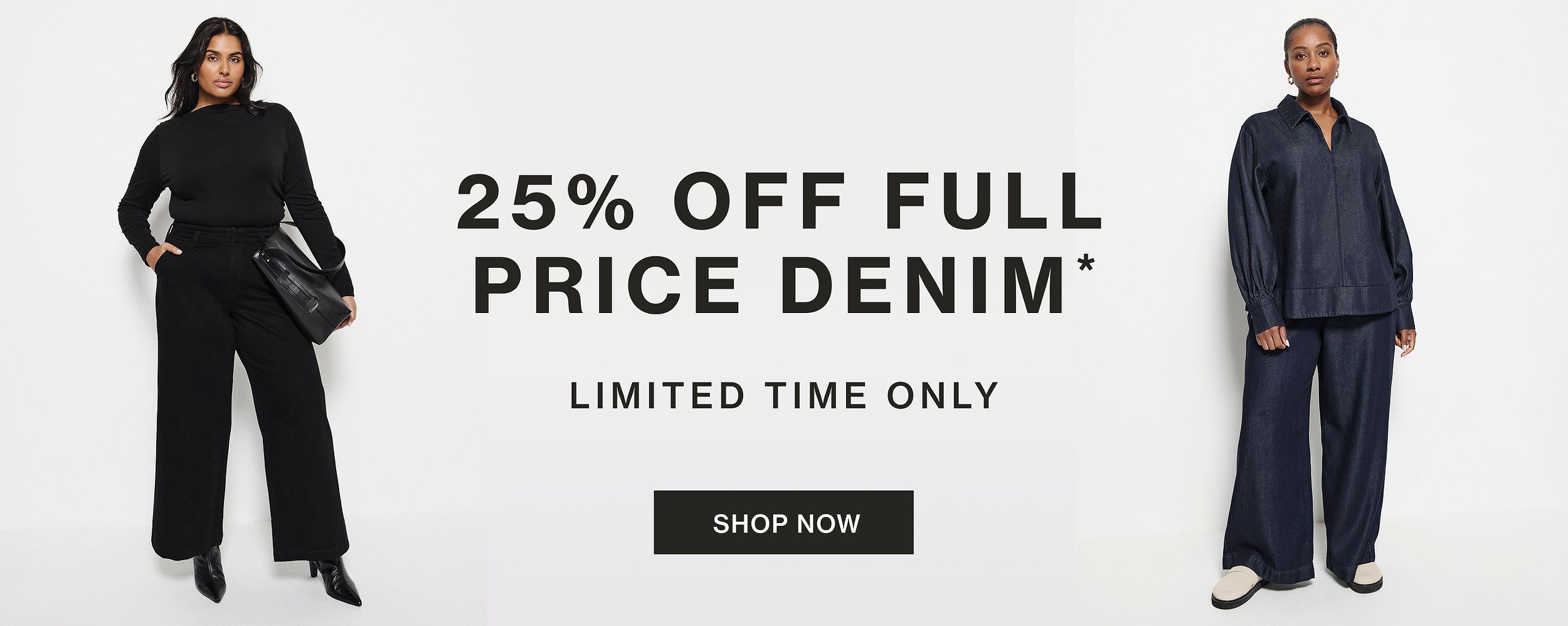 SHOP 25% OFF DENIM 