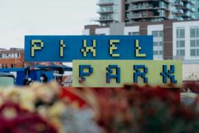 Photograph of the Pixel Park sign.