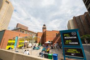 A photograph of historic firehall no.1