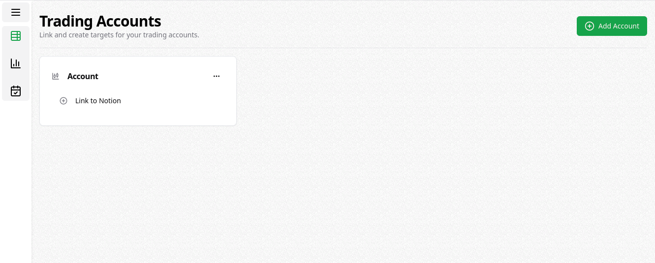 Link fxjournalstats account to notion