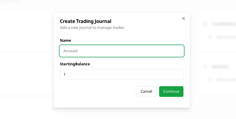 Create notion journal