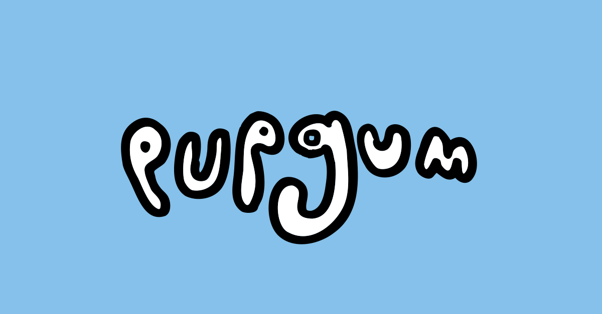 The picture pupgum.com shows when its homepage is shared