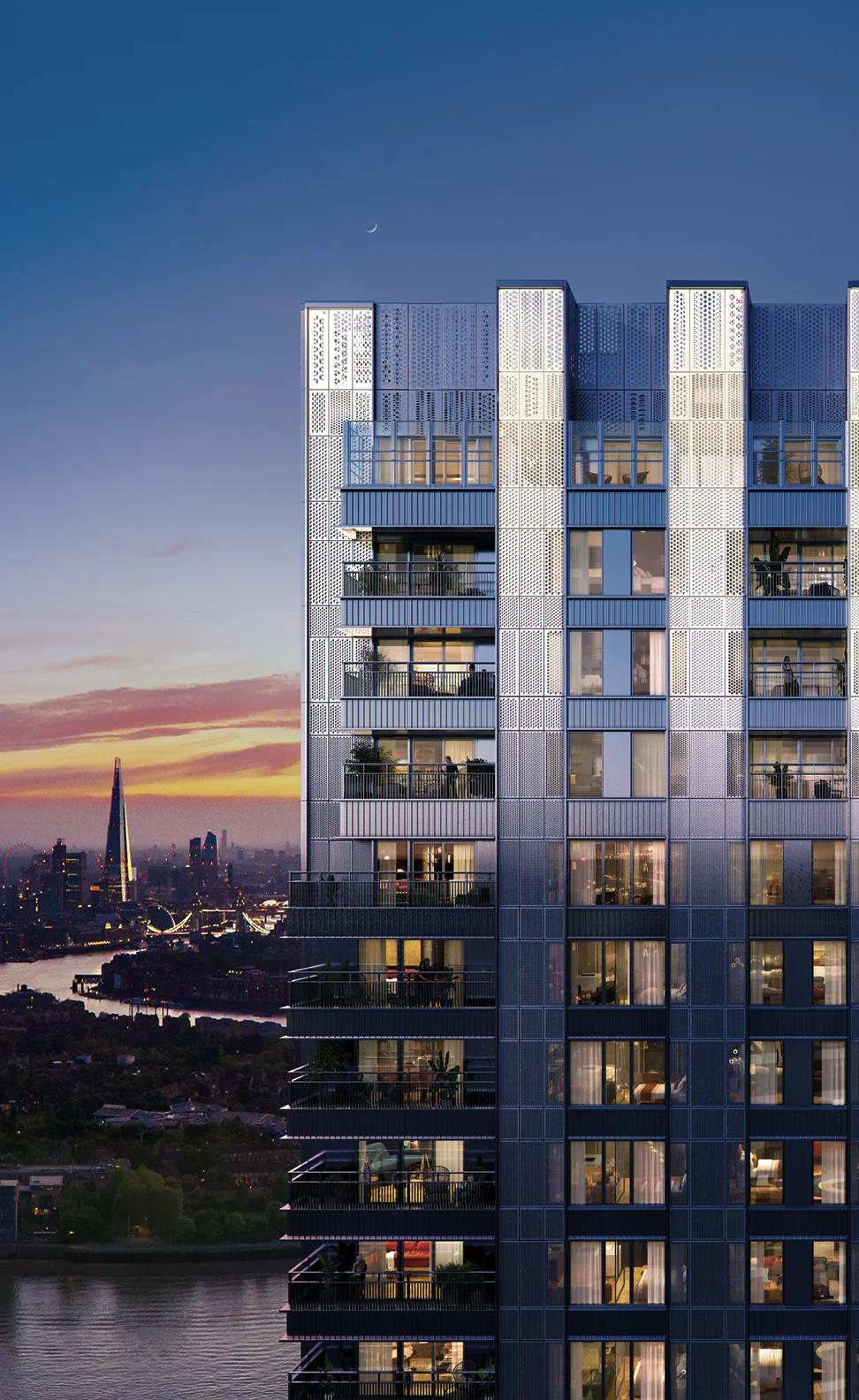 bird's eye view of the 25cuba street building