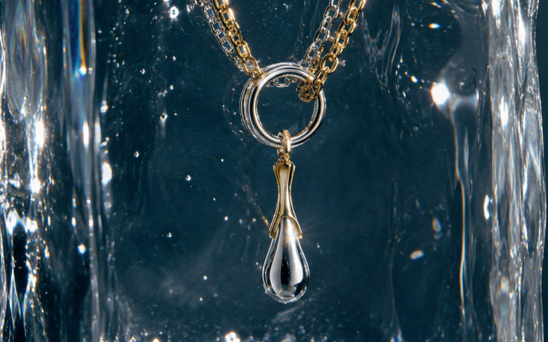 BOTTEGA VENETA —  DROP NECKLACE