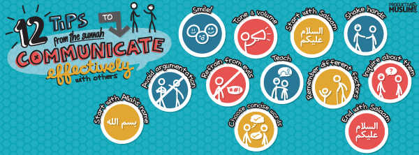 [Doodle of the Month] 12 Tips from the Sunnah to Communicate Effectively With Others