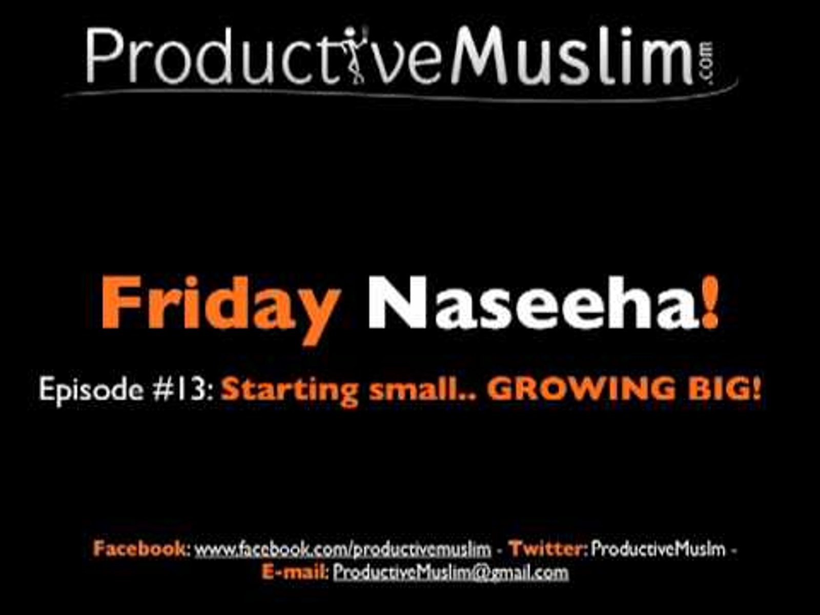 weekly naseeha episode  starti