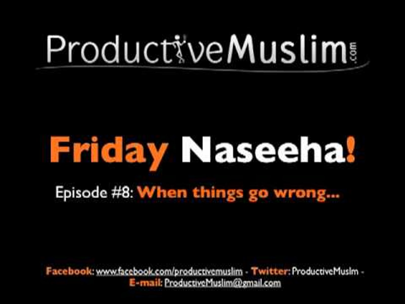 weekly naseeha episode when th