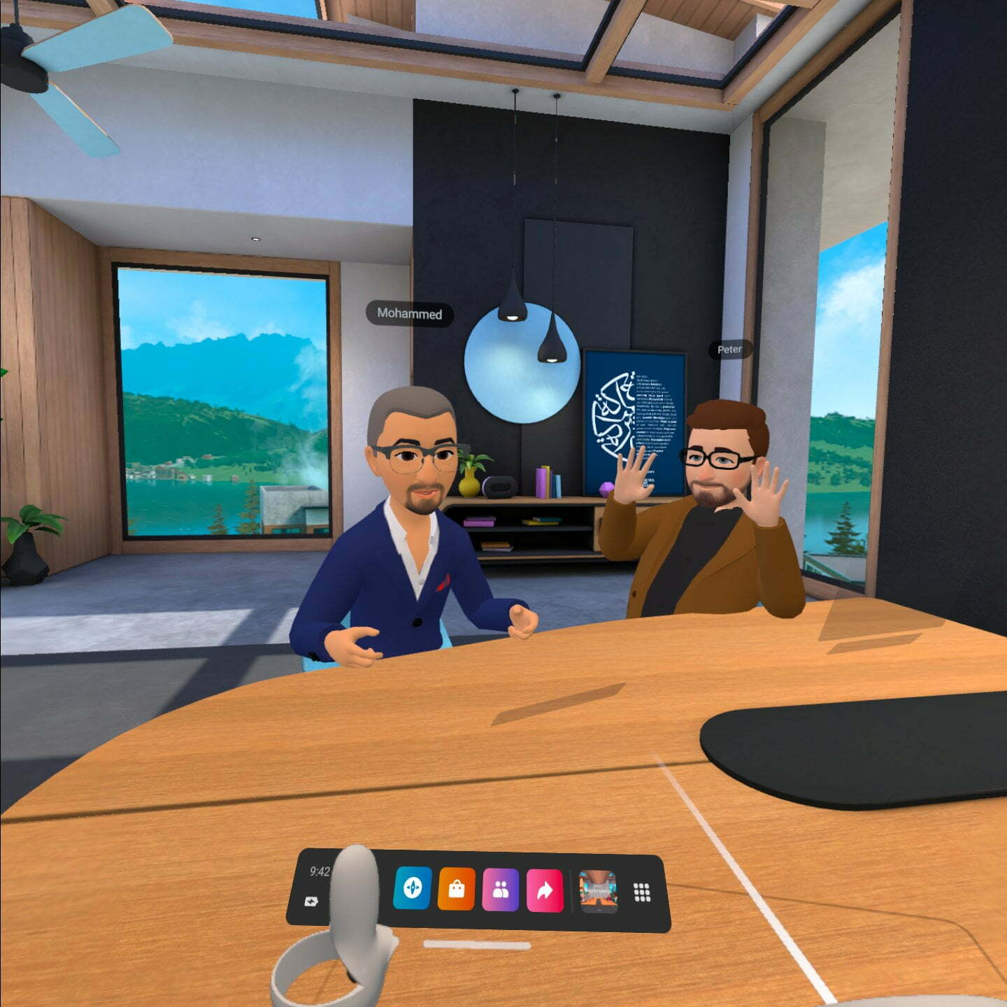 An experiment in the Metaverse